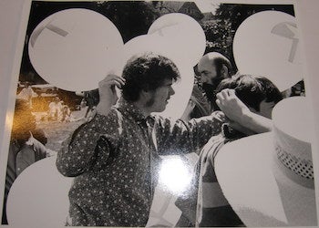 Item #63-9520 San Francisco Hippies Frolicking with Balloons during the Summer Of Love. 20th Century American Photographer.