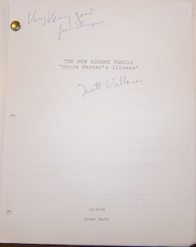 Item #63-9619 The New Addams Family. "Morticia, The Decorator." Printed First Draft with MS...