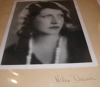 Item #63-9648 Helen Patges Richardson, aka Helen Dreiser, wife of Theodore Dreiser. 20th Century...