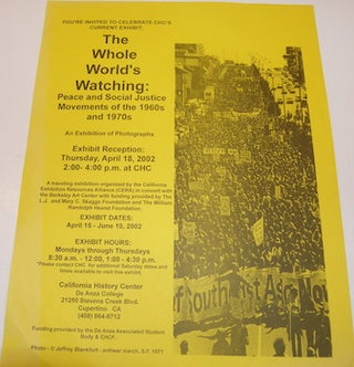 Item #63-9695 The Whole World's Watching: Peace and Social Justice Movements of the 1960s and...