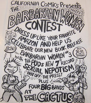 Item #63-9705 California Comics Presents The Barbarian Women Contest. Dress Up Like Your Favorite...