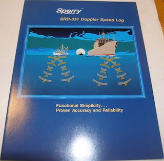 Item #63-9745 SRD-331 Doppler Speed Log. Sperry Marine