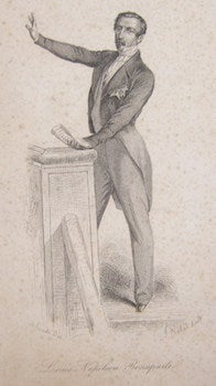 Item #63-9761 Louis Napoleon Bonaparte. Engraving. Alexandre After Lacauchie, Mebel, artist, engraver.