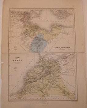 Item #63-9804 Tunis Et Tripoli. With Empire Of Maroc. A. T. Chartier