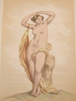 Item #63-9885 Erigone. Achille Deveria, Lemercier, printer