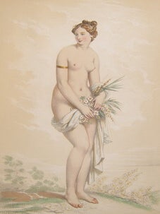 Item #63-9886 Prosperine. Achille Deveria, Lemercier, printer