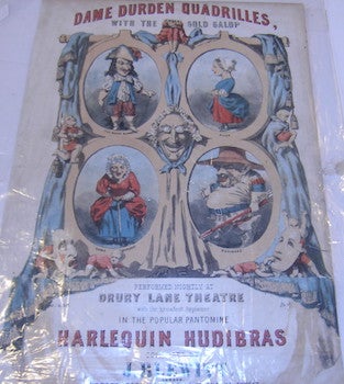 Item #63-9911 Dame Durden Quadrilles, with the Gold Galop. In the Popular Pantomime Harlequin...