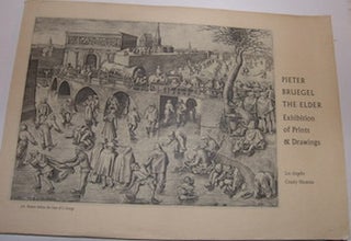 Item #63-9926 Pieter Bruegel The Elder. Exhibition of Prints & Drawings. 22 March - 7 May, 1961....