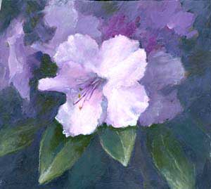 Item #65-0042 Purple Peony. Flower painter.