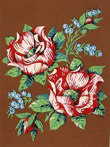 Item #65-0065 Floral Hues. (Hand-Made Prints.). Inc Donald Art Co