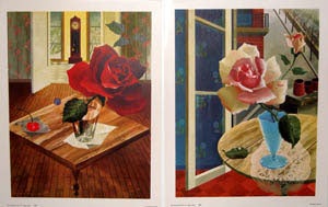 Item #65-0066 Roses by Racoff. (Nos. 1651 - 1652). Inc Donald Art Co, Rastislaw after Racoff