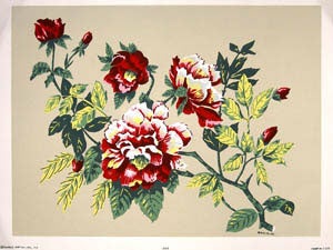Item #65-0067 Color in Full Flower. (Hand-Made Prints) (1606-1607). Inc Donald Art Co
