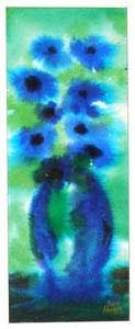 Item #65-0131 The Blue Vase. Jayne Amason