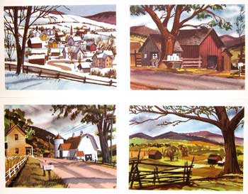 Item #65-0169 Rural Americana. Inc Donald Art Co., John after Rogers.
