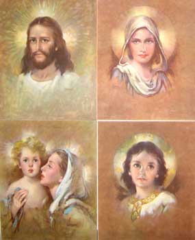 Item #65-0173 Jesus and Mary (524 - 527). Inc Donald Art Co., Florence after Kroger