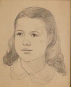 Item #65-0196 Portrait of a young San Francisco girl. Chipell