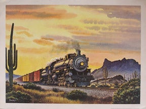 Item #65-0314 Southern Pacific's "Mountain" type locomotive. Howard Fogg