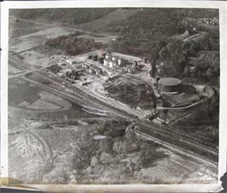 Item #65-0334 Aerial view of industrial/mining site. Aerial photographer