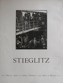 Stieglitz, Alfred (1864-1946) - Stieglitz Du 24 Mai Au 25 Jun 1977 Galerie Zabriskie 29 Rue Aubry le Boucher 75004