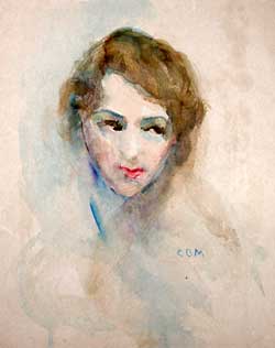 C. B. M. - Portrait of a Brunette