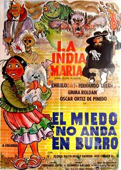 Emma Roldán El miedo no anda en burro. Con María Elena Velasco, Eleazar García ...