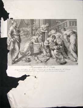 Item #65-0862 Naissance de St. Jean. Frederic after Jacques Tintoret Horthemels