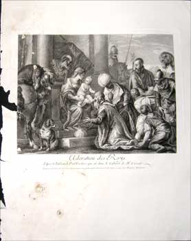 Item #65-0870 Adoration des Roys. Frederic after Paul Vèronèse Hortemels