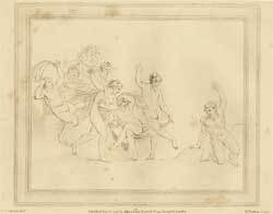 Item #65-1592 The Death of Orpheus. #35. Giovanni Battista Cipriani, Richard Earlom