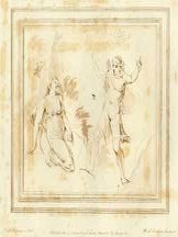 Item #65-1593 Cephalus and Procris. Giovanni Battista Cipriani, Richard Earlom