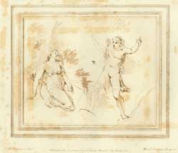 Item #65-1593 Cephalus and Procris. Giovanni Battista Cipriani, Richard Earlom