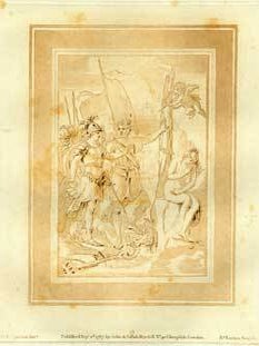 Item #65-1594 Orlando rescues Olimpia from the Sea Monster. #33. Giovanni Battista Cipriani,...