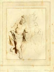 Item #65-1597 A Philosopher Studying. #7. Giovanni Battista Cipriani, Richard Earlom