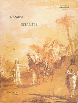 Paul Prout S.A. - Dessins - Estampes. Catalogue Domenico. 1980