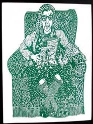 Item #65-1823 Untitled (Woman in Chair). Mimi Grooms