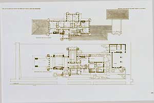 Item #65-1887 W. R. Heath House, Buffalo, New York, 1903. Ground plan, 1904. Pl. XVII. Frank Lloyd Wright.