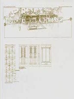 Item #65-1900 Dwelling for Mr. and Mrs. Avery Coonley, Riverside, Illinois. Perspective and...