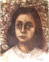 Artist Fanny Rable Portrait of Anne Frank | Fanny Rabel