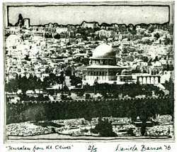 Item #65-1931 Jerusalem from Mt. Olives. Daniela Barnea