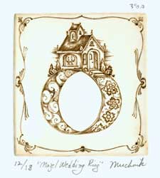 Item #65-1946 Mazel Wedding Ring. Michoel Muchnik