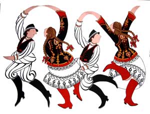 Item #65-1979 Dancers of Dubrovnik. Sara Harwin