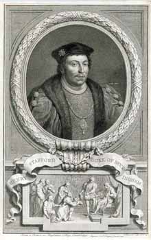 Item #65-2166 Edward Stafford, 3rd Duke of Buckingham. Jacobus Houbraken