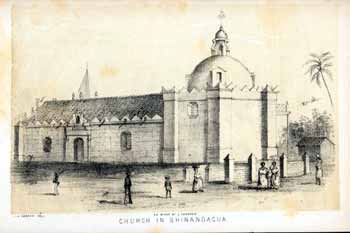 Item #65-2176 Church in Shinandagua [Nicaragua]. John after George Victor Cooper Cameron.