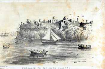 Item #65-2188 Entrance to the River Chagres [Panama]. John after George Victor Cooper Cameron.