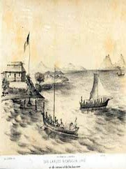 Item #65-2191 San Carlos Nicaragua Lake at the Entrance of the San Juan River. John after George...