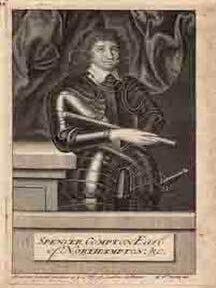 Item #65-2208 Spencer Compton, 2nd Earl of Northampton. Michael after Cornelius Johnson Van der...