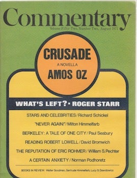 Podhoretz, Norman (Ed. ); Oz, Amos - Commentary: Vol. 52, No. 2 (August, 1971)