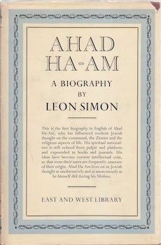 Simon, Leon - Ahad Ha-Am: A Biography