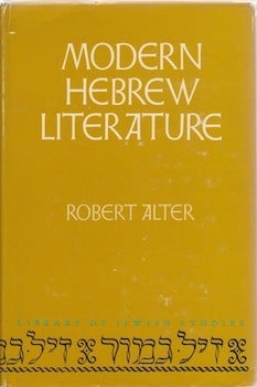 Modern Hebrew Literature | Robert Alter, S. Y. Agnon I L. Peretz
