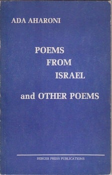 Item #66-0381 Poems from Israel, and other poems. Ada Aharoni