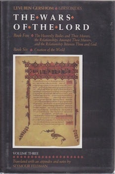 Item #66-0723 The Wars of the Lord (Vol. II). ed., trans, Levi Ben Gershom, Seymour Feldman
